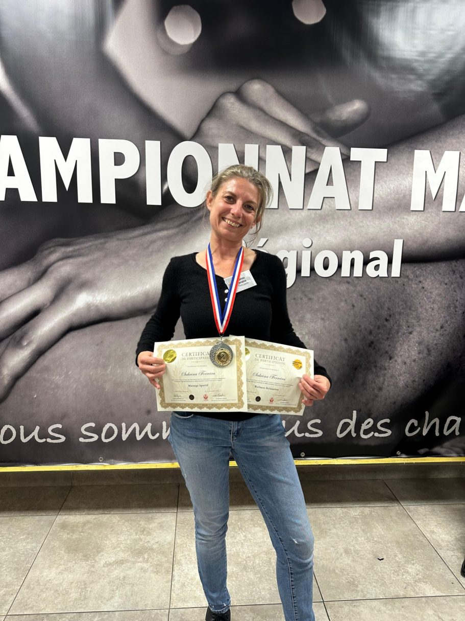 Sabrina FERREIRA Médaille Argent Massage sportif